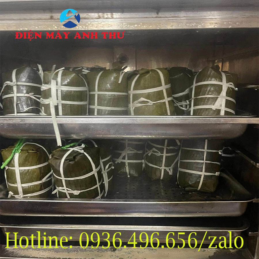 Tủ hấp cơm 4 khay hấp thực phẩm